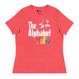 Alphabet Mafia (Women's Relaxed T-Shirt)-Women's T-Shirts-Swish Embassy