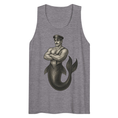 Art Deco Merman (Tank Top)-Tank Top-Swish Embassy