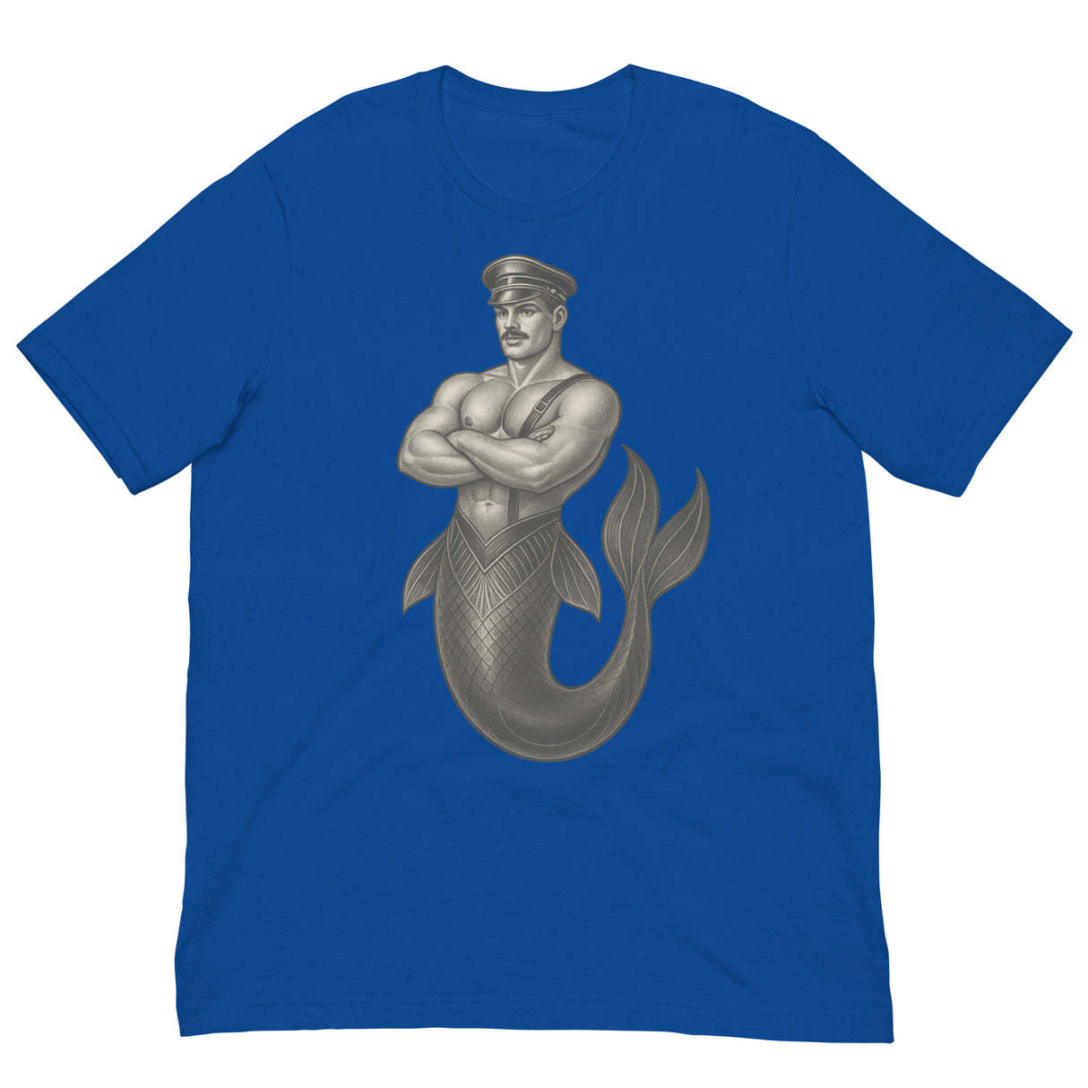 Art Deco Merman-T-Shirts-Swish Embassy