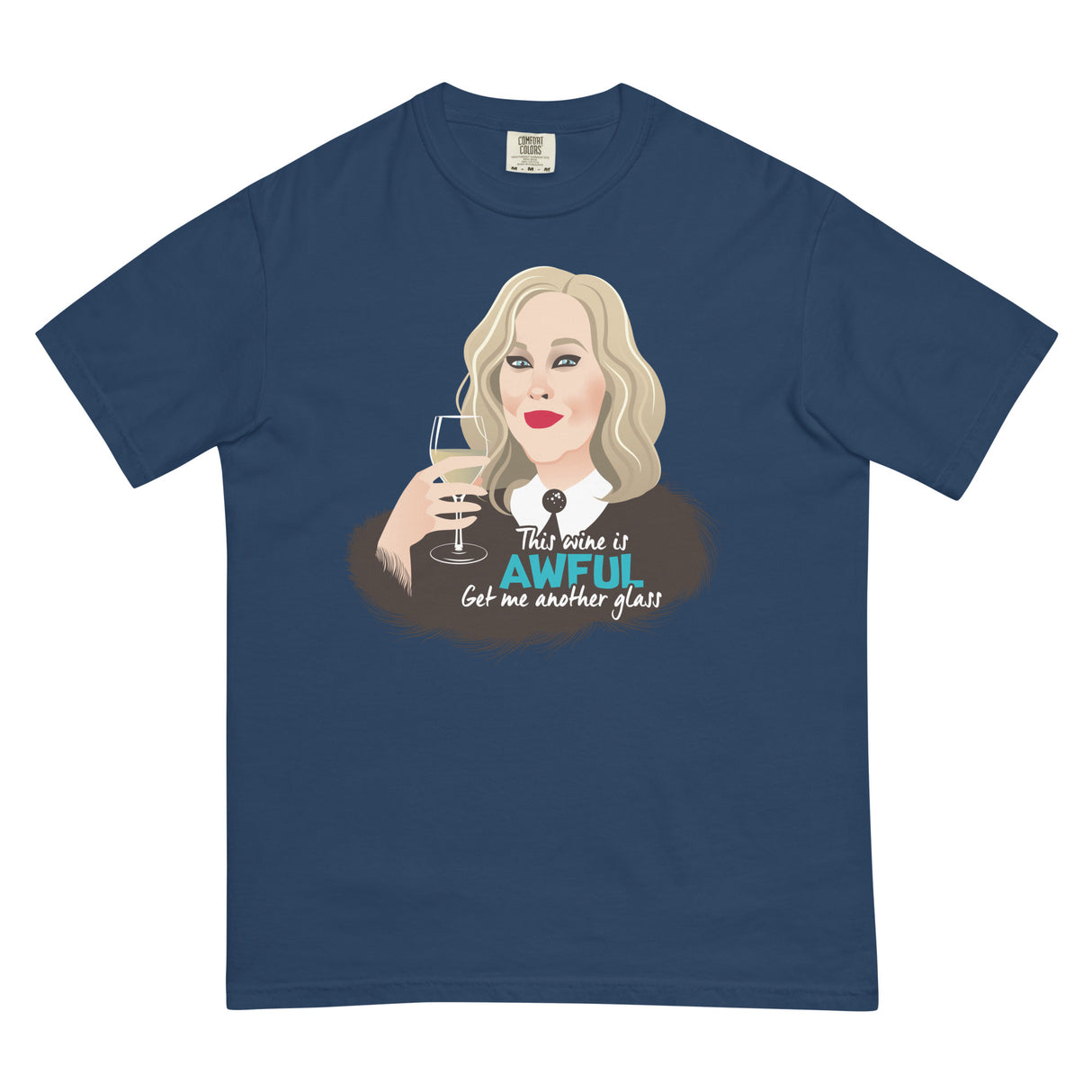 Awful Wine (Boxy Tee)-Boxy T-Shirt-Swish Embassy