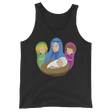 Birth of Cheesecake (Tank Top)-Christmas Tank Tops-Swish Embassy
