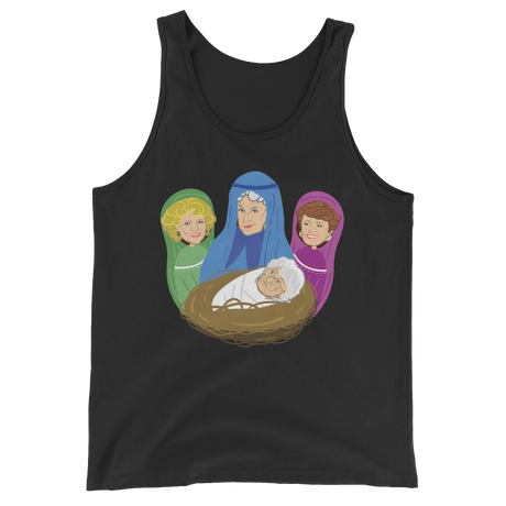 Birth of Cheesecake (Tank Top)-Christmas Tank Tops-Swish Embassy