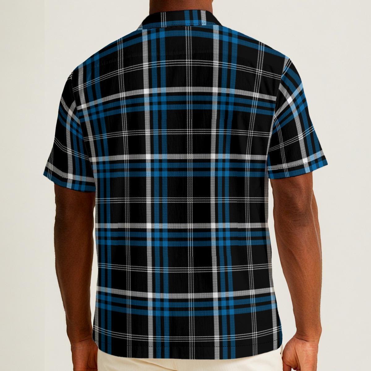 Black Check (Cotton Button Shirt)-Cotton Button Shirt-Swish Embassy