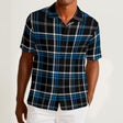 Black Check (Cotton Button Shirt)-Cotton Button Shirt-Swish Embassy