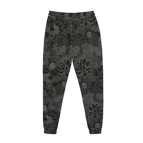Black Lotus (AOP Sweatpants)-AOP Sweatpants-Swish Embassy