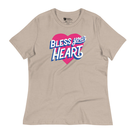 Bless Your Heart (Women's Relaxed T-Shirt)-Women's T-Shirts-Swish Embassy