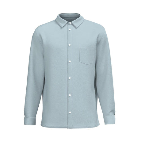 Blue Crush (Cotton Long Sleeve Shirt)-Cotton Long Sleeve Button Shirt-Swish Embassy