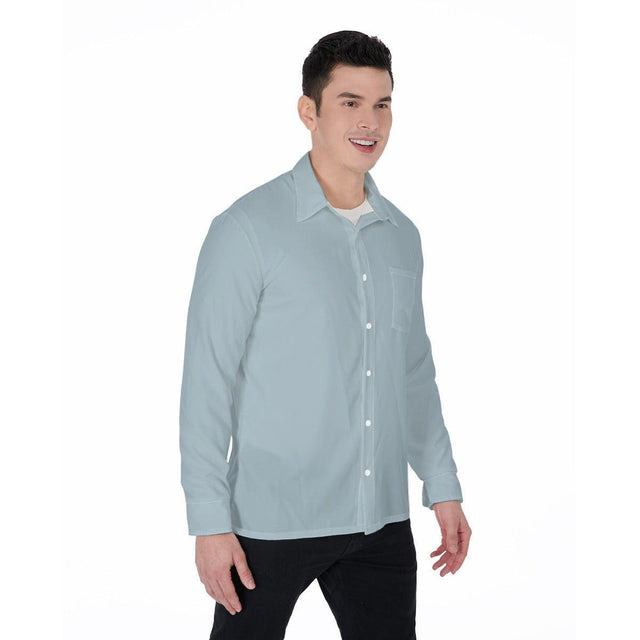 Blue Crush (Long Sleeve Button Shirt)-Long Sleeve Button Shirts-Swish Embassy