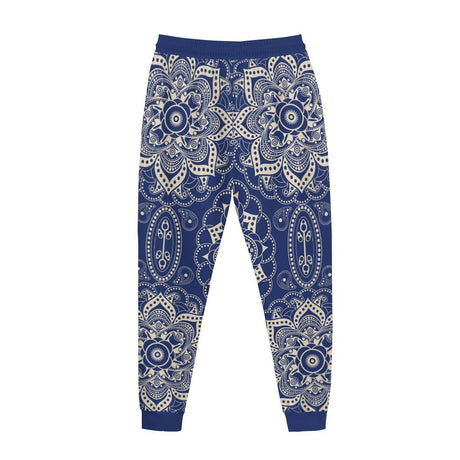 Blue Mendala (AOP Sweatpants)-AOP Sweatpants-Swish Embassy