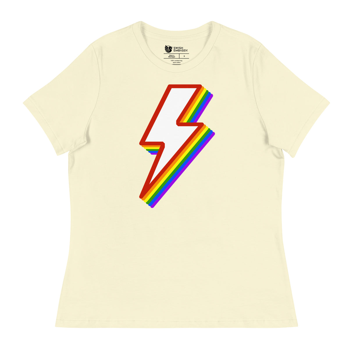 Bolt (Women's Relaxed T-Shirt)-Women's T-Shirts-Swish Embassy