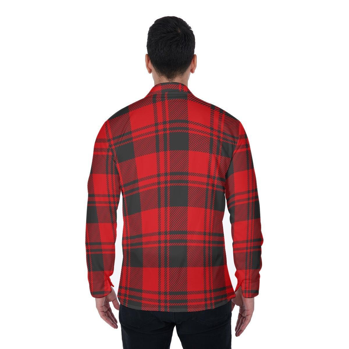 Buffalo Plaid (Long Sleeve Button Shirt)-Long Sleeve Button Shirts-Swish Embassy