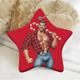 Candy Man (Ceramic Holiday Keepsake)-Ceramic Holiday Keepsake-Swish Embassy