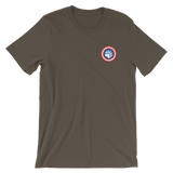 Cap'n Ameribear (Embroidered T-Shirt)-Embroidered T-Shirts-Swish Embassy
