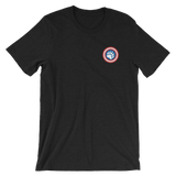 Cap'n Ameribear (Embroidered T-Shirt)-Embroidered T-Shirts-Swish Embassy
