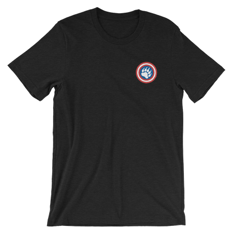 Cap'n Ameribear (Embroidered T-Shirt)-Embroidered T-Shirts-Swish Embassy