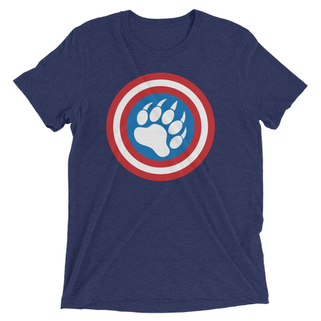 Cap'n Ameribear (Triblend)-Triblend T-Shirt-Swish Embassy