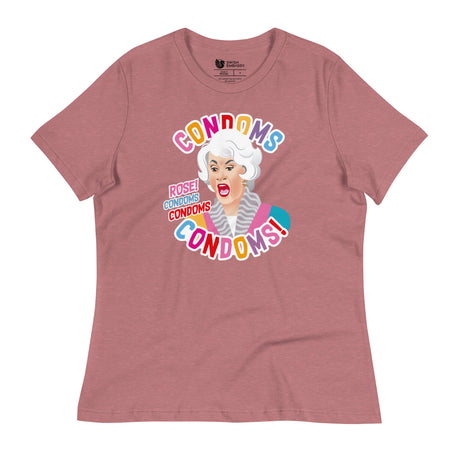 Condoms! (Women's Relaxed T-Shirt)-Women's T-Shirts-Swish Embassy