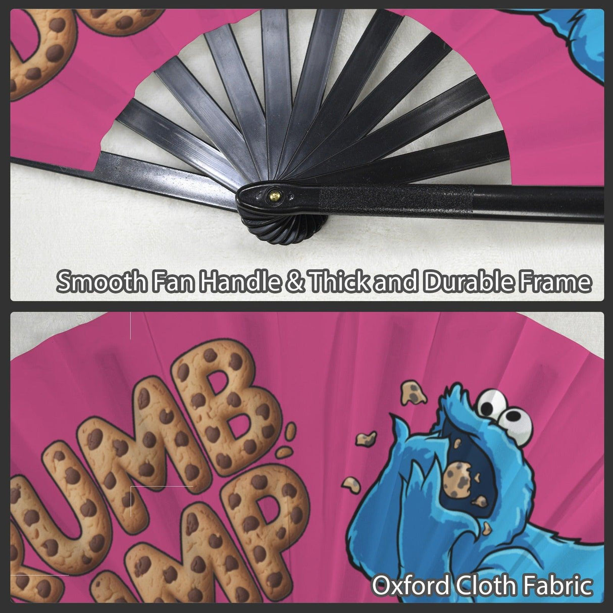 Crumb Dumpster (Folding Clack Fan)-Folding Fans-Swish Embassy