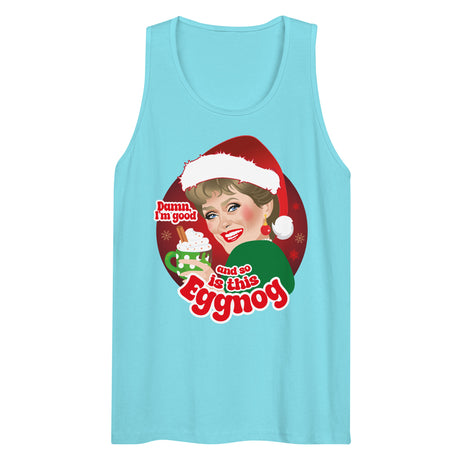 Damn Eggnog (Tank top)-Christmas Tank Tops-Swish Embassy