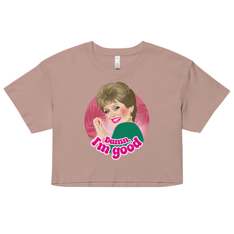 Damn I'm Good (Crop Top)-Crop Top-Swish Embassy