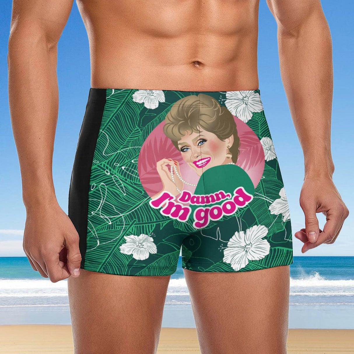 Damn I'm Good (Square Cut Trunks)-Square Cut Trunks-Swish Embassy