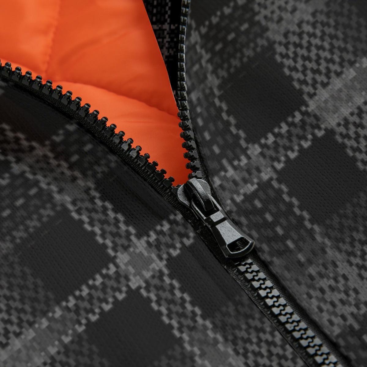 Dark Checks (Fleece Jacket)-Fleece Jacket-Swish Embassy