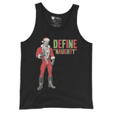 Define Naughty (Tank Top)-Christmas Tank Tops-Swish Embassy