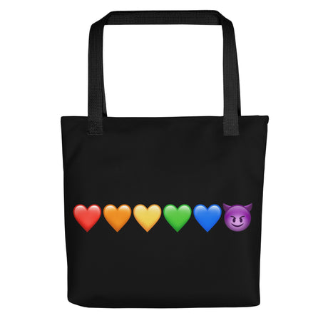 Devil Made Me Do It (Tote bag)-Bags-Swish Embassy