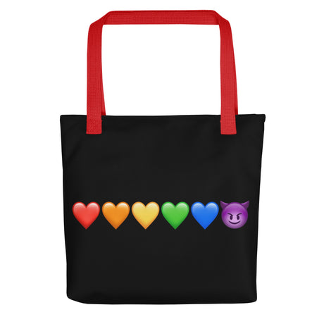 Devil Made Me Do It (Tote bag)-Bags-Swish Embassy