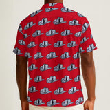 Disco Mirror Cowboy Hat (Cotton Button Shirt)-Cotton Button Shirt-Swish Embassy