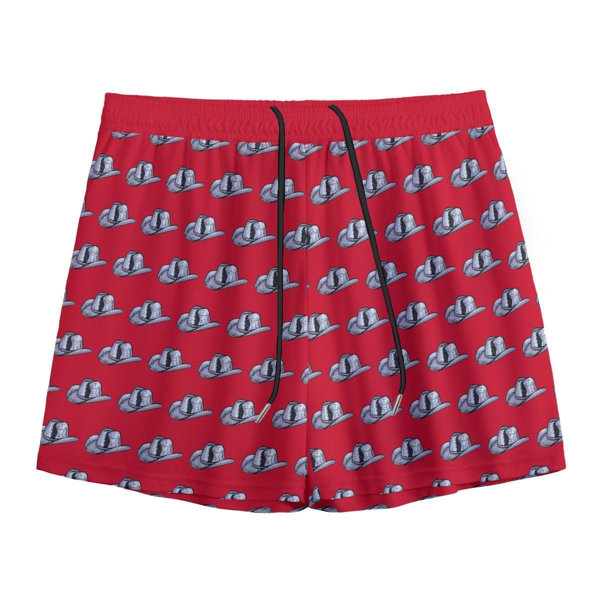 Disco Mirror Cowboy Hat (Shorts)-Shorts-Swish Embassy