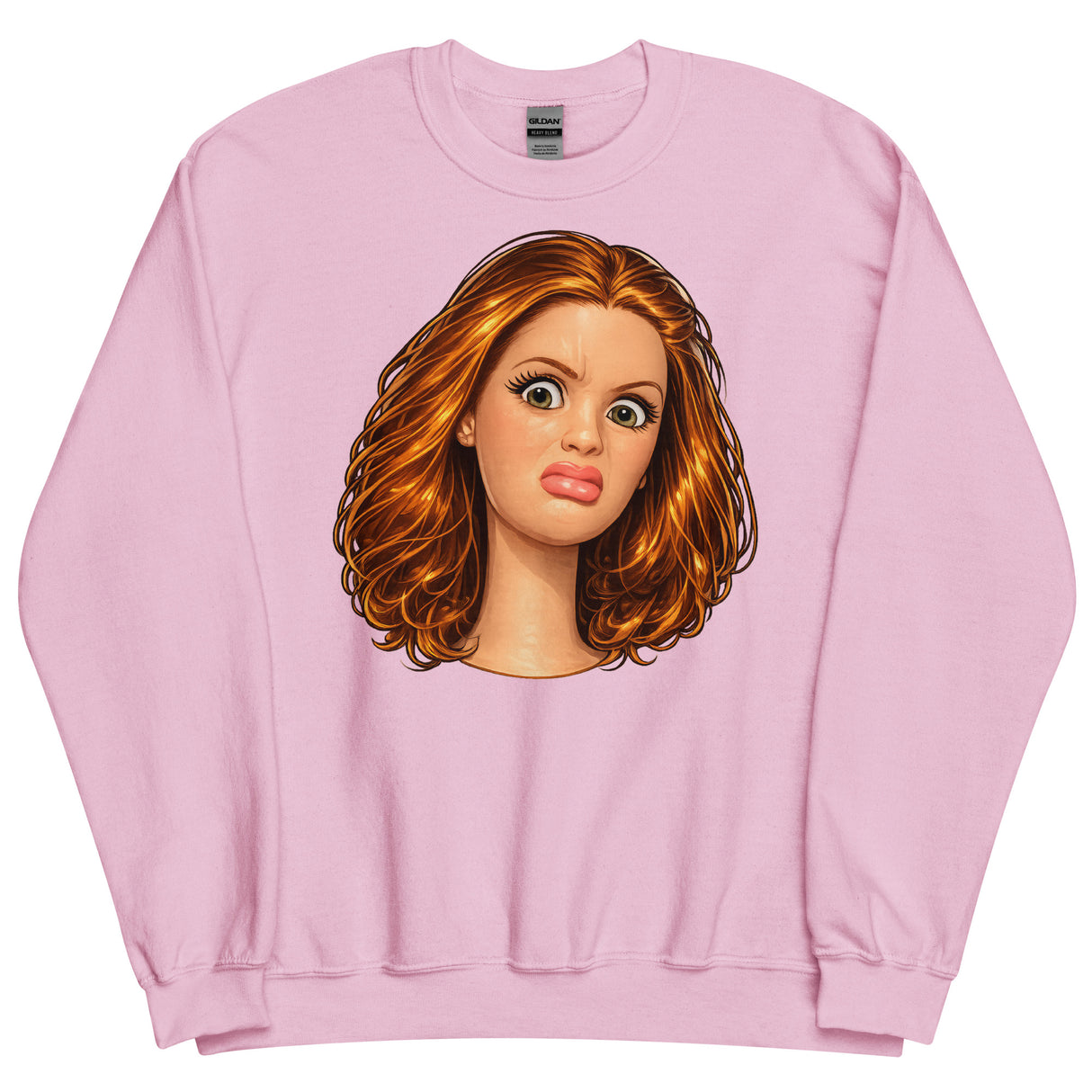 Disgusted Doll (Sweatshirt)-Sweatshirt-Swish Embassy