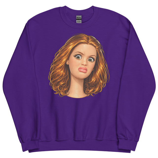 Disgusted Doll (Sweatshirt)-Sweatshirt-Swish Embassy