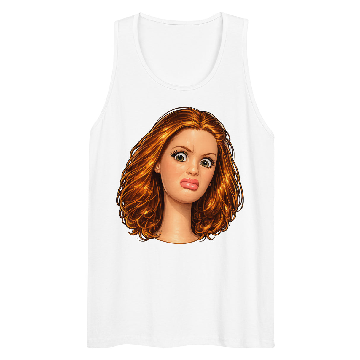 Disgusted Doll (Tank Top)-Tank Top-Swish Embassy