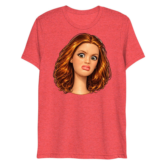 Disgusted Doll (Triblend)-Triblend T-Shirt-Swish Embassy
