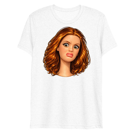 Disgusted Doll (Triblend)-Triblend T-Shirt-Swish Embassy