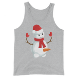 Do You Wanna Build A Snowman (Tank Top)-Christmas Tank Tops-Swish Embassy