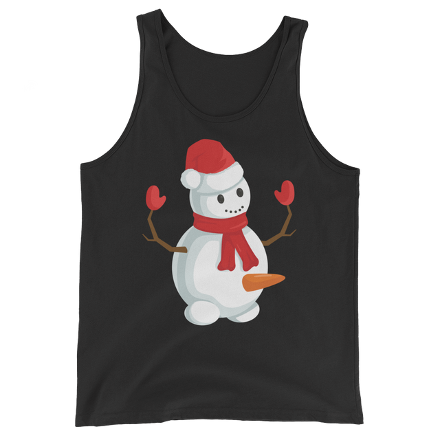 Do You Wanna Build A Snowman (Tank Top)-Christmas Tank Tops-Swish Embassy