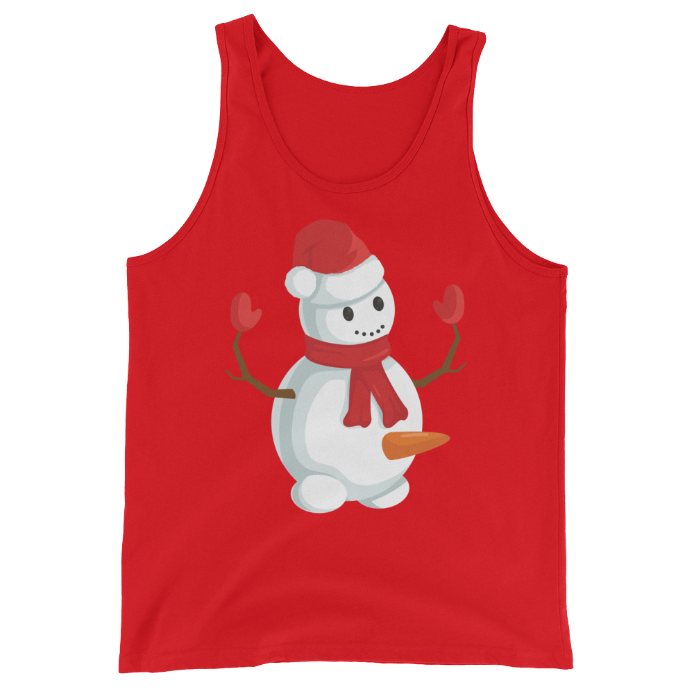 Do You Wanna Build A Snowman (Tank Top)-Christmas Tank Tops-Swish Embassy