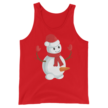 Do You Wanna Build A Snowman (Tank Top)-Christmas Tank Tops-Swish Embassy