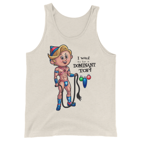Dom Top Elf (Tank Top)-Christmas Tank Tops-Swish Embassy
