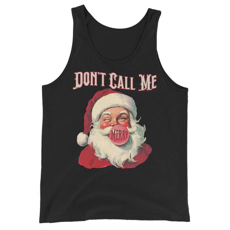 Don't Call Me Merry (Tank Top)-Christmas Tank Tops-Swish Embassy