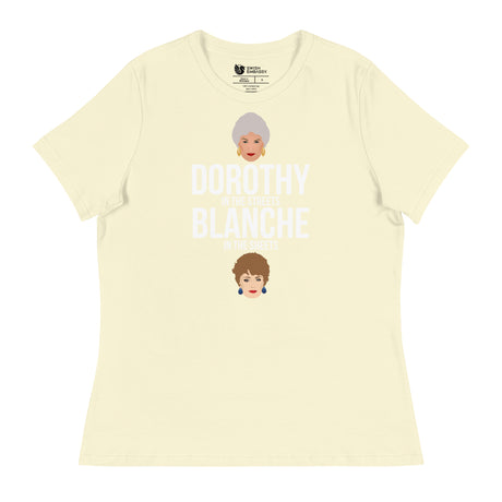 Dorothy in the Streets, Blanche in the Sheets (Women's Relaxed T-Shirt)-Women's T-Shirts-Swish Embassy