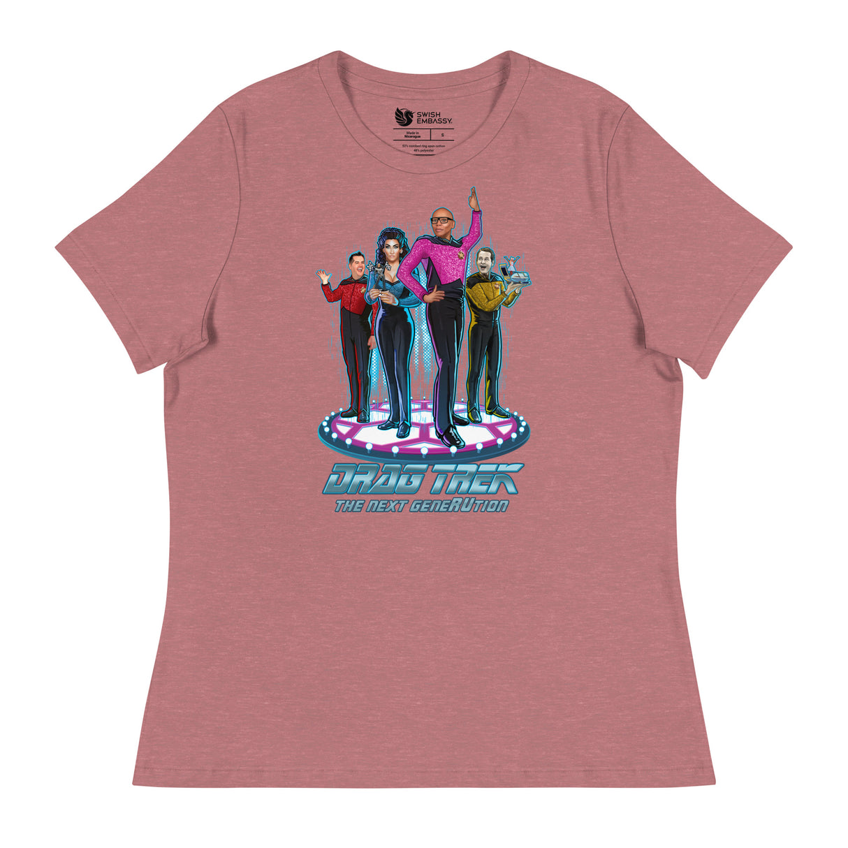 Drag Trek (Women's Relaxed T-Shirt)-Women's T-Shirts-Swish Embassy