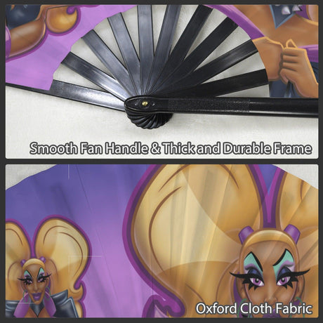 Dyna Bolical (Folding Clack Fan)-Folding Fans-Swish Embassy