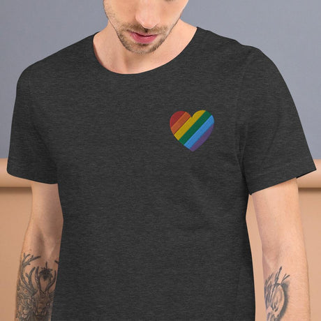 Embroidered Pride Heart-Embroidered T-Shirts-Swish Embassy