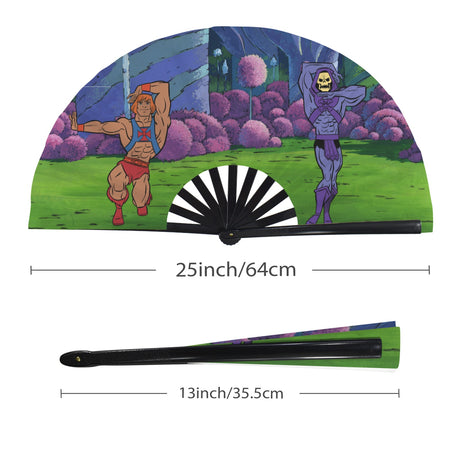 Eternia is Burning (Folding Clack Fan)-Folding Fans-Swish Embassy