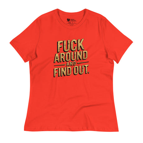 FAFO (Women's Relaxed T-Shirt)-Women's T-Shirts-Swish Embassy