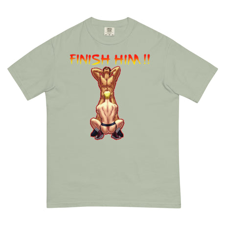 Finish Him (Boxy Tee)-Boxy T-Shirt-Swish Embassy