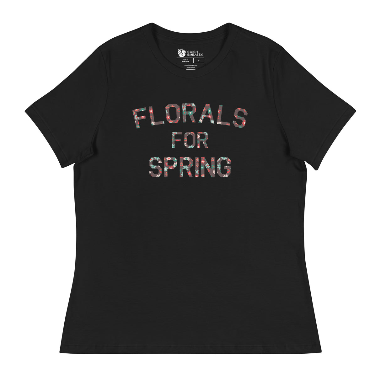 Florals for Spring (Women's Relaxed T-Shirt)-Women's T-Shirts-Swish Embassy